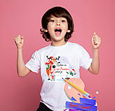 Detské oblečenie - Tričko s Vianočným prianim - dlhý rukáv - 12637412_