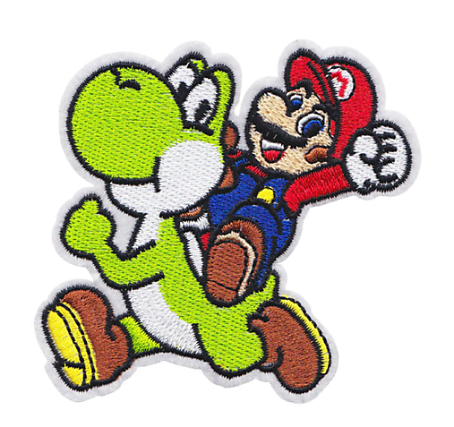  - Nažehľovačka Super Mário a dinosaurus (NZ283) - 12633886_