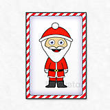 Grafika - Vianočná grafika detské kostýmy - Santa Claus - 12636938_