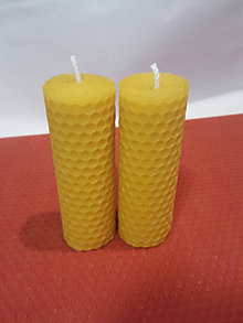 Sviečky - Voskove sviečky 9cm - 12642991_