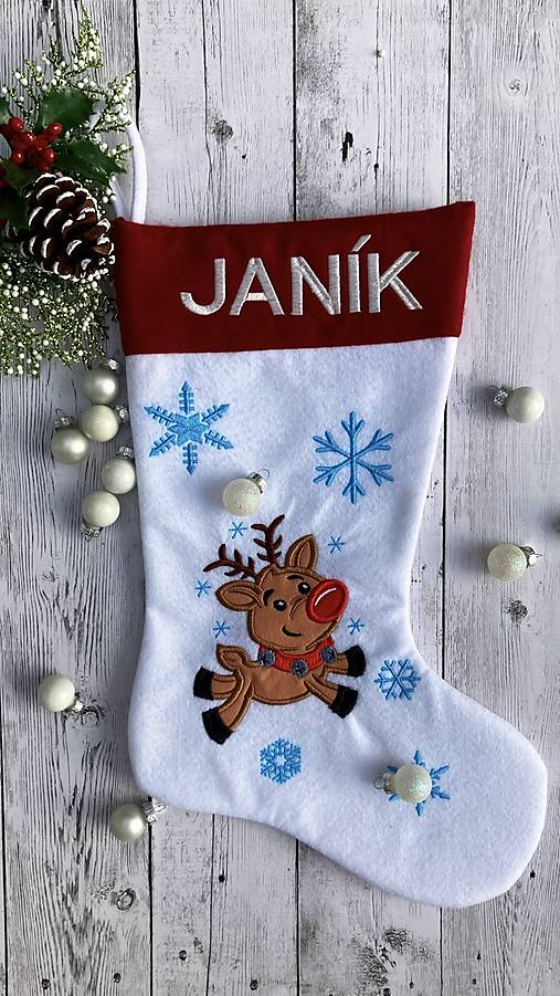 Dekorácie - Mikulášska čižma (Sobík) - 12651525_