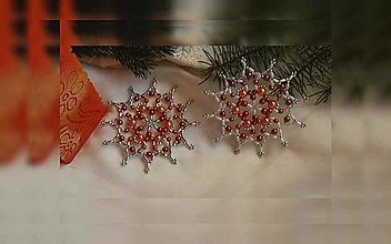 Dekorácie - Vianočná hviezda Trio - hustá - 12654848_