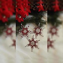 Dekorácie - Vianočná hviezda Trio - jednoduchá - 12655288_