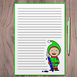 Papiernictvo - Vianočný list detské kostýmy - 12650163_