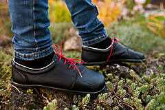 Ponožky, pančuchy, obuv - Šnúrovacie barefoot topánky - nero - 12658168_