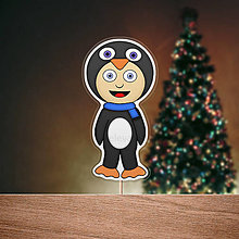 Hračky - Vianočné maňušky - detské kostýmy (tučniačik) - 12660699_