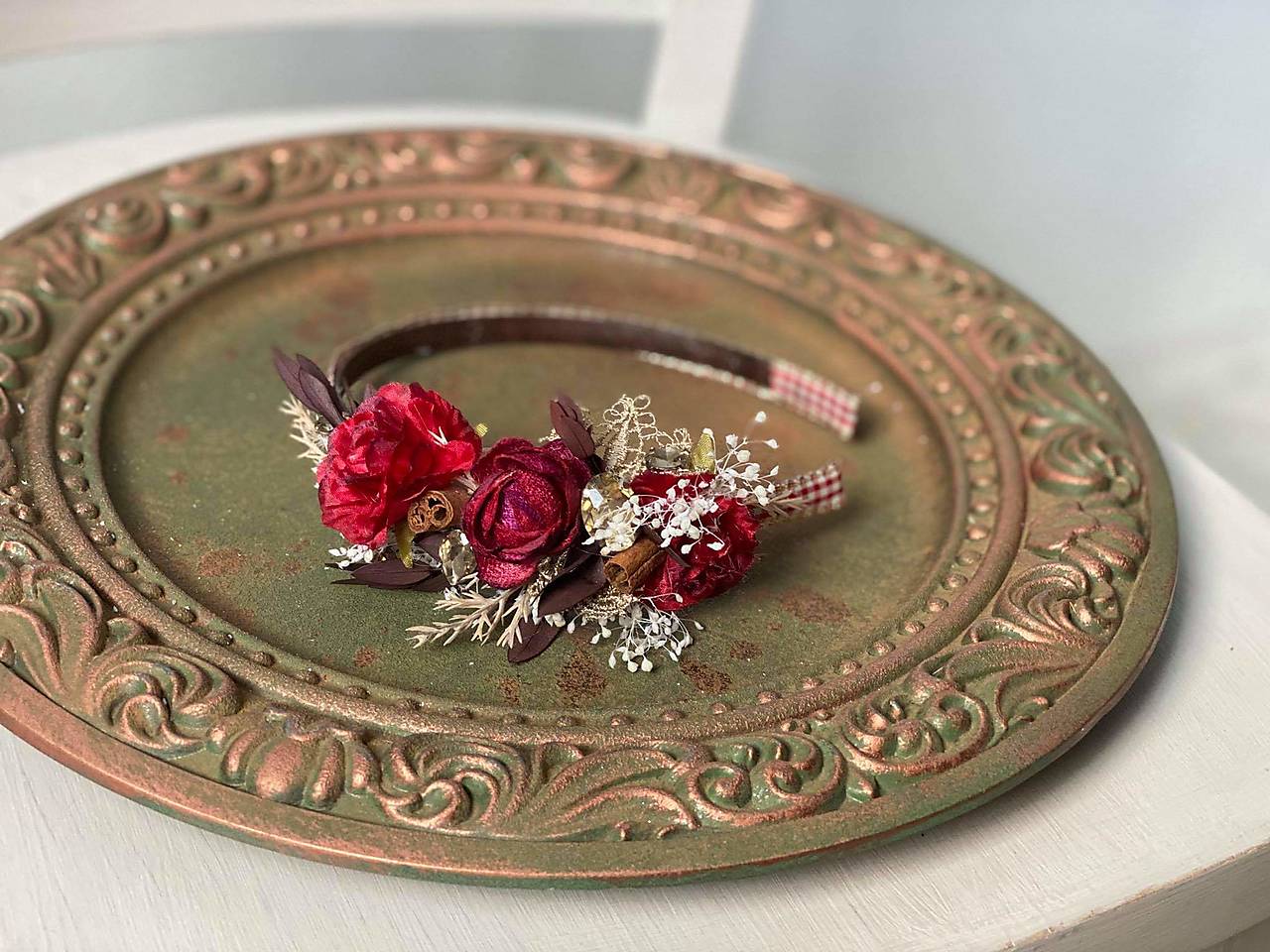 Vianočná čelenka "čistá radosť"  