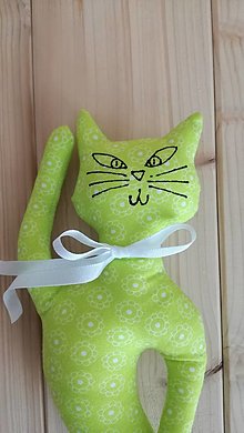 Hračky - mačička (Zelená) - 12671235_