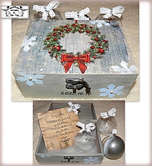 Úložné priestory & Organizácia - Krabica "Vianoce" :) - 12671099_