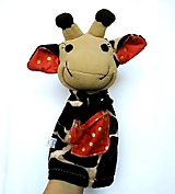 Hračky - Maňuška žirafa (na objednávku) - 12674403_