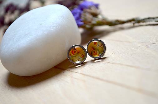 Náušnice - Tulipán... - 12674494_