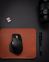 Príbory, varešky, pomôcky - Mouse Pad - Kožená podložka pod myš - 12676653_