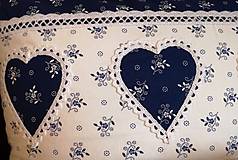 Úžitkový textil - Vidiecke modrotlačové vankúše - 12674715_