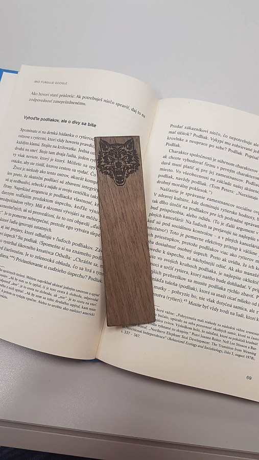 Papiernictvo - Drevená záložka S vlastnou grafikou Wood Bookmarks - 12672793_
