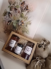 Darčekové sady - Balíček s levandulovým medom č.8 - 12677875_