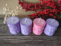 Sviečky - Adventná sada sviečok (Tradičné  farby) - 12679092_