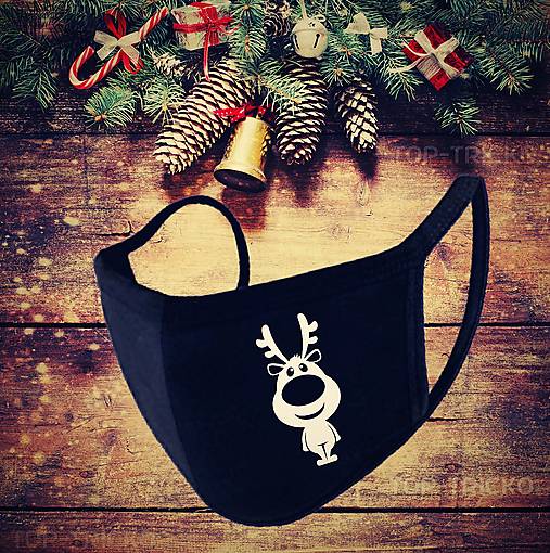 Rúška - Bavlnené rúško - Sobík - 12687233_