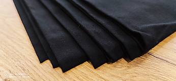 Textil - Bavlnená látka - Antibakteriálna Čierna - cena za 10 centimetrov - 12690691_