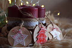 Dekorácie - Vianočné ozdoby  (Vločka) - 12693069_