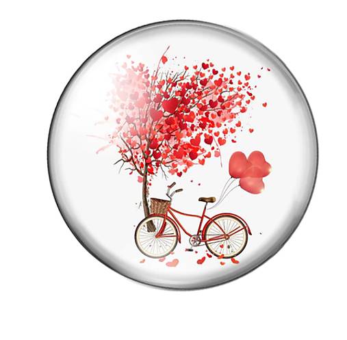 Komponenty - KA101 Kabošon srdiečka 12 mm (1.) - 12690113_