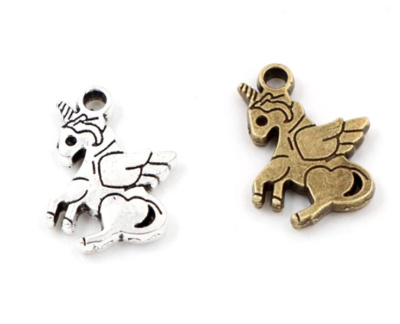 PR185 Prívesok jednorožec 1,8 x 1,4 cm