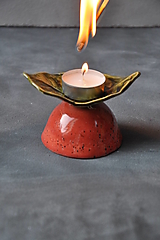 Svietidlá a sviečky - svietnik list - 12695203_