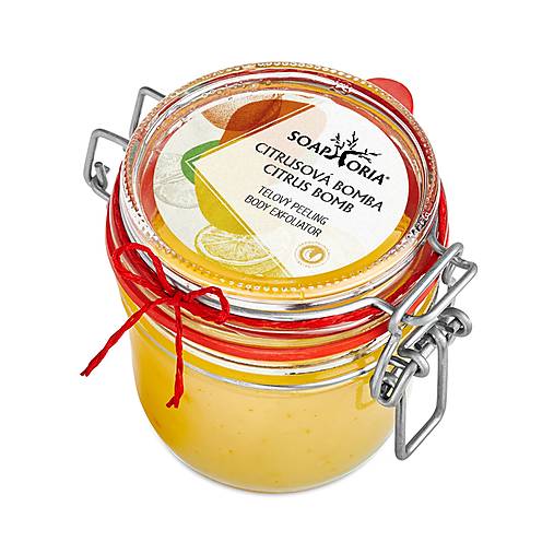  - Citrusová bomba - organický soľný telový peeling - 12701880_