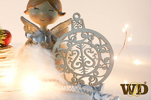 Dekorácie - Vianočné drevené ozdoby - 12704091_