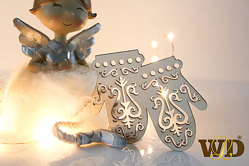 Dekorácie - Vianočné drevené ozdoby - 12704111_