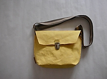 Kabelky - Passport bag "Yellow" (s bavlneným popruhom) - 12702716_