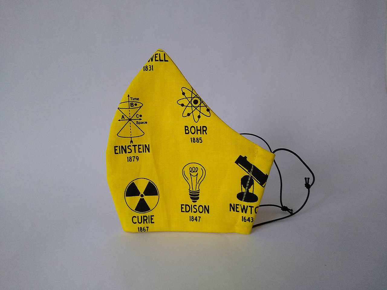 Dizajnové rúško objavy tvarované dvojvrstvové