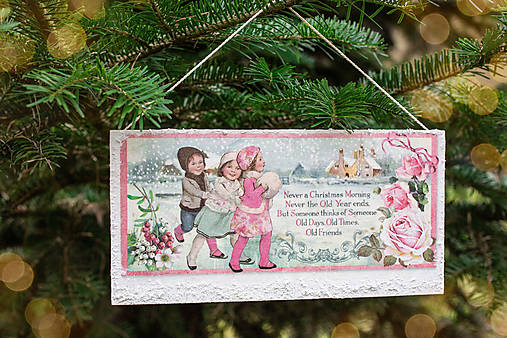 Dekorácie - Tabuľka Deti - 12707798_