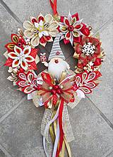 Dekorácie - Vianočný veniec adventny alebo na dvere s jutou - 12713186_