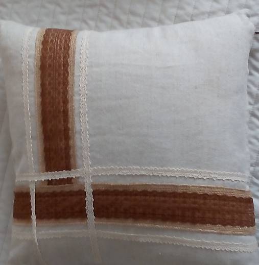 Úžitkový textil - Obliečka na vankúš  (Béžová2) - 12710772_