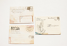 Papiernictvo - Set mini obálok - 12711237_
