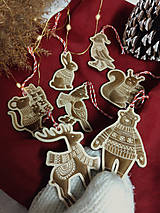 Dekorácie - Set vianočných ozdôb Zvieratká - 12722597_