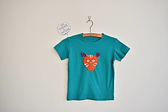 Topy, tričká, tielka - Pískacie a reflexné tričko - Mačička - 12722977_