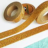 dekoračná papierová washi páska Zlaté čaro