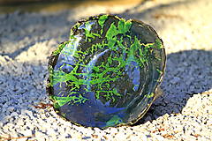 Nádoby - Keramická misa zelená unikát- umelecké dielo - 12724488_