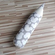 Detský textil - vankúš ceruzka (Myšky) - 12726130_