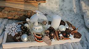 Dekorácie - Vianočný svietnik _ medvedík - 12726692_
