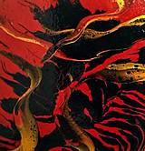 Obrazy - Red jungle - 40 x 40 cm - akryl - 12726836_
