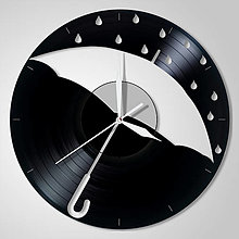 Hodiny - Dáždnik (Umbrella) - vinylové hodiny (vinyl clocks) - 12728538_
