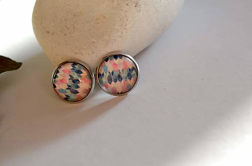 Náušnice - Pastelová.... - 12732732_