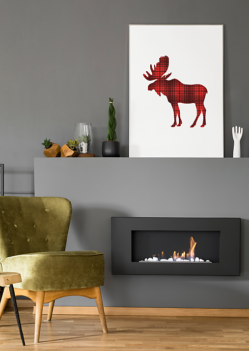 Grafika - Art Print| Flanelový žreb 2 - 12731501_