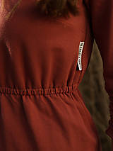 Šaty - Úpletové šaty malinové - 12731838_