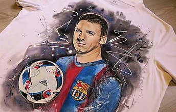 Pánske oblečenie - Portrét-Messi - 12736863_