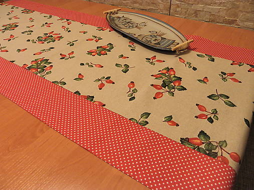 Úžitkový textil - Behůn - šípky s bodkami - 12735857_