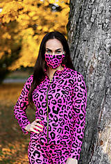 Mikiny - Termo bundička JUNGLE PINK - 12742050_