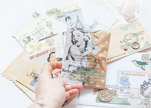 Papier - Ephemera Vintage "retro " - 12741956_